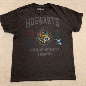 Harry Potter | LRG Unisex Gray Hogwarts Tee